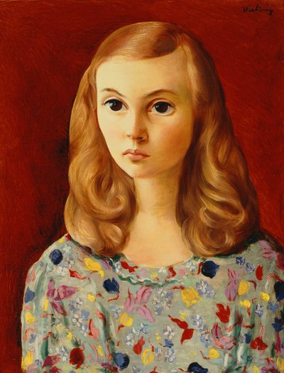 ある女性の肖像 作： Moise Kisling