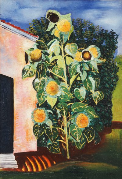 ひまわり; Les Tournesols 作： Moise Kisling