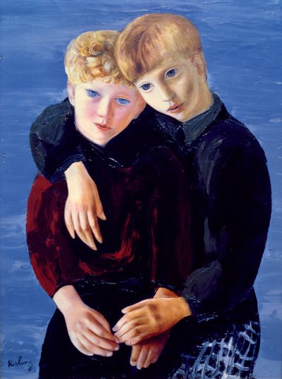 二人の兄弟 作： Moise Kisling
