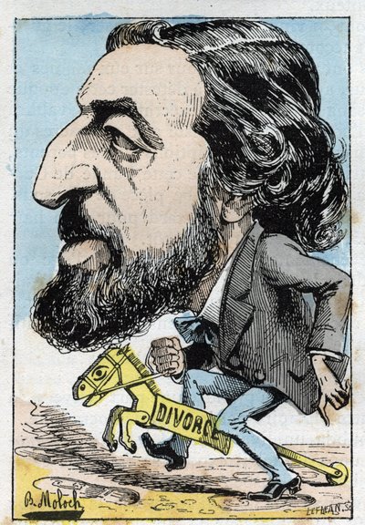 フランスの政治家、アルフレッド・ナケ（1834-1916）の肖像 作： Moloch