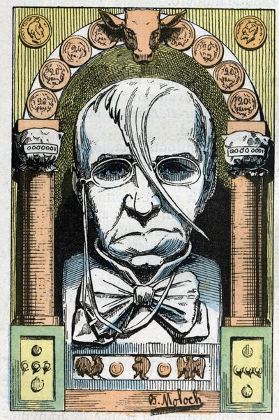 エミール・ド・ジラルダンの肖像（フランスのジャーナリスト、パブリシスト、政治家、1806-1881年 作： Moloch
