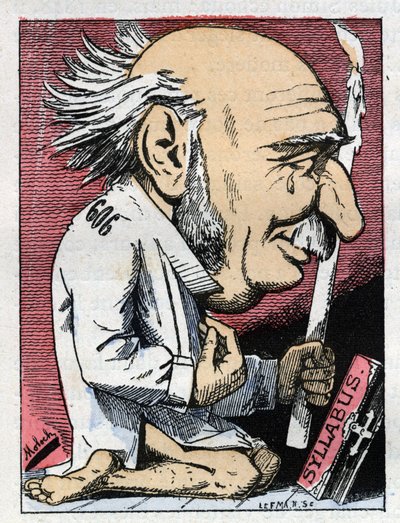 フランスの政治家、ジュール・シモン（1814-1896）の肖像 作： Moloch