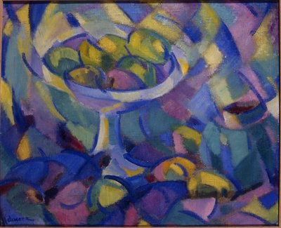 果物の静物、1913-14年頃（キャンバスに油彩） 作： Mommie Schwarz
