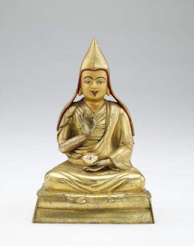 19世紀半ばのラマと教師の部分的なセットからの正体不明の教師 作： Mongolian School