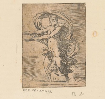 高原を持つ若い女性 作： Monogrammist FP (Italië; 16e eeuw)