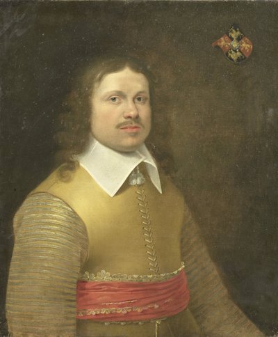Herman van der Hem van Nederstein の肖像 (1671 年没) 作： Monogrammist IVA