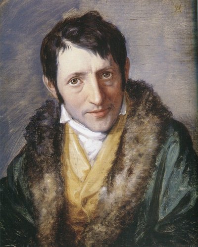 カール・ルートヴィヒ・ベルネの肖像 1786-1837, 1833. 作： Moritz Daniel Oppenheim