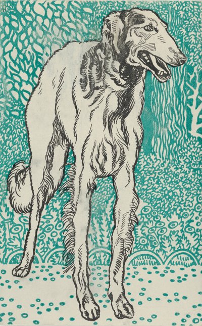 グレイハウンド、1912年。 作： Moritz Jung