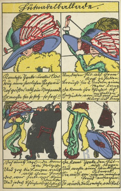Hatpin Ballad Hutnadelballade、1911年。 作： Moritz Jung