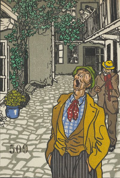 生まれながらの才能のある歌手 Natursänger!、1911 年。 作： Moritz Jung