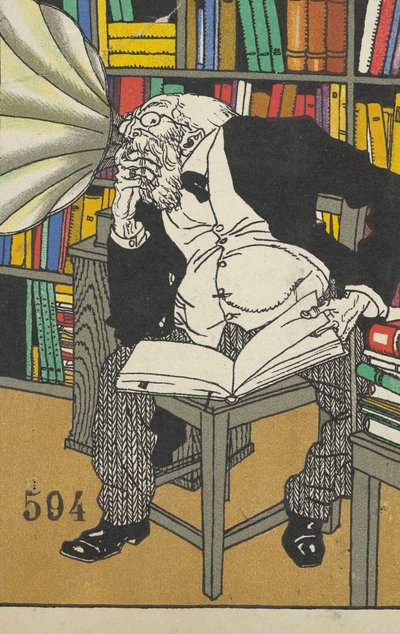 The Dialectician 方言研究者、1911 年。 作： Moritz Jung