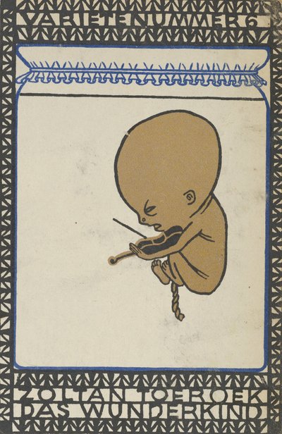 Vaudeville Act 6: Zoltan Toeruk, Child Prodigy Variety Number 6: Zoltan Toeruk, Das Wünd..., 1907. 作： Moritz Jung