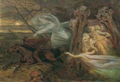 エルキング、c。 1830年 作： Moritz Ludwig von Schwind