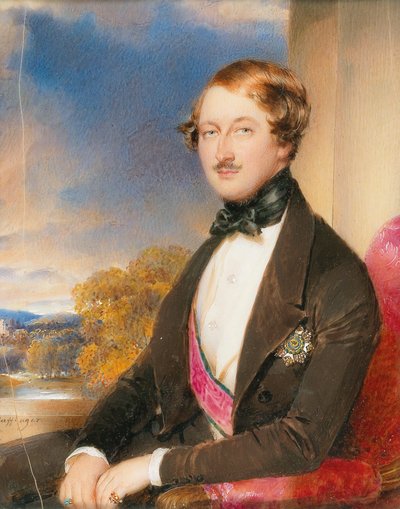 アントン・カール・パルフィ・フォン・エルドード伯爵の肖像画（1793～1879年）。 作： Moritz Michael Daffinger