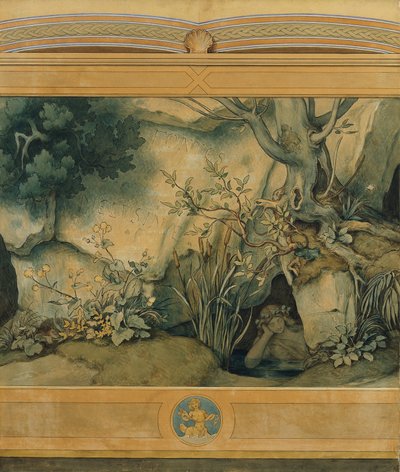 美しいメリュジーヌ: I. Fontes Melusinae 作： Moritz Ludwig von Schwind