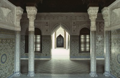 タミエルグラウイのカスバの内部ビュー 作： Moroccan School