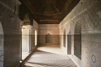 タミエルグラウイのカスバの内部ビュー 作： Moroccan School