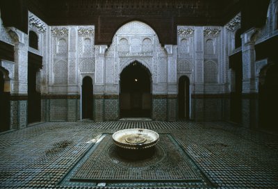 マドラサブーイナミア、中庭 作： Moroccan School
