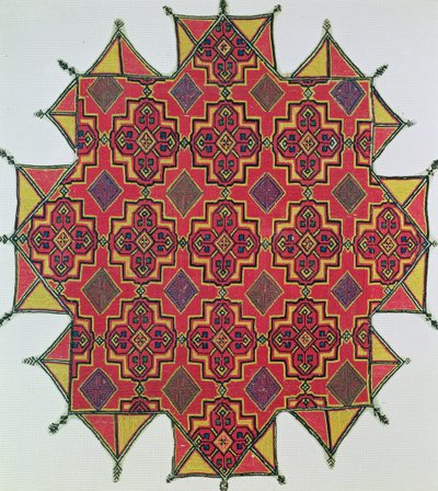 幾何学模様のテキスタイル（裁縫） 作： Moroccan School