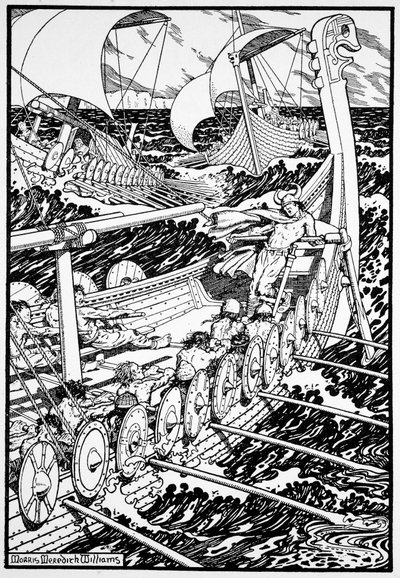 「北方の到来」、1913 年。 作： Morris Meredith Williams