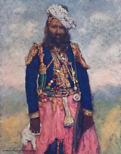 ラージガルフのリテイナー、1903年 作： Mortimer L Menpes