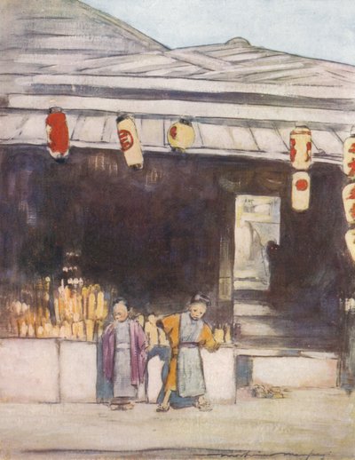 「サインペインター」、c1887、1901 作： Mortimer L Menpes