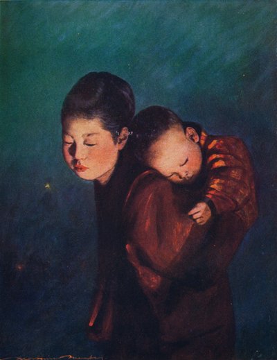 「負担を負う」、c1887、1901 作： Mortimer L Menpes