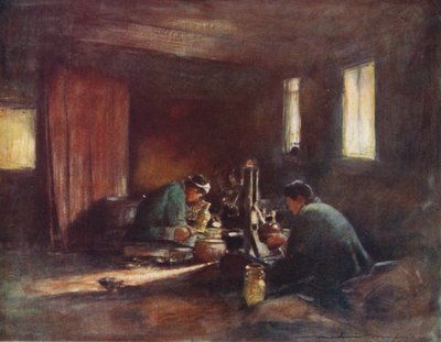「青銅労働者」、c1887、1901 作： Mortimer L Menpes