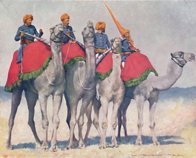「アルワルのラクダ」、1903 年 作： Mortimer L Menpes