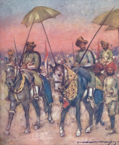 「シャン州の首長」、1903 作： Mortimer L Menpes