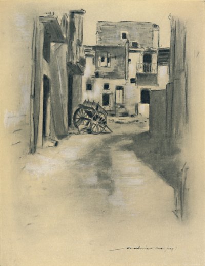 人けのない家、1903 作： Mortimer L Menpes