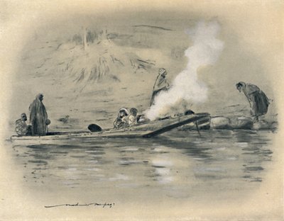 遊牧民の家族、1903 作： Mortimer L Menpes