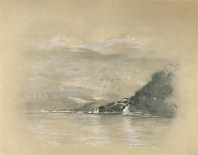 ルツェルン湖、1903 作： Mortimer L Menpes