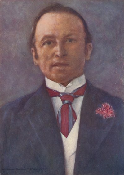 デリーでの研究におけるカーゾン卿、1903 作： Mortimer L Menpes