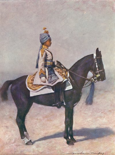 帝国士官候補生の部隊、1903年 作： Mortimer L Menpes