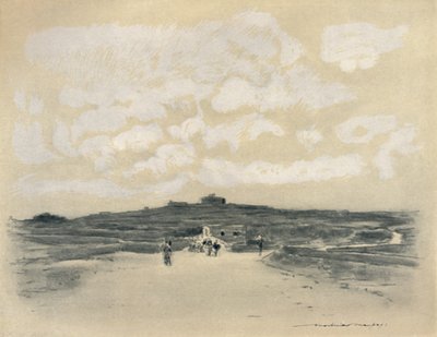 「ベツレヘムへの道」、1903 作： Mortimer L Menpes
