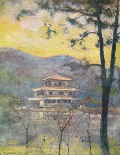 「京都の外」、c1887、1901 作： Mortimer L Menpes