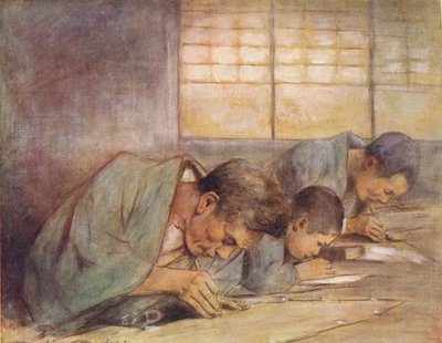 「ステンシルメーカー」、c1887、1901 作： Mortimer L Menpes