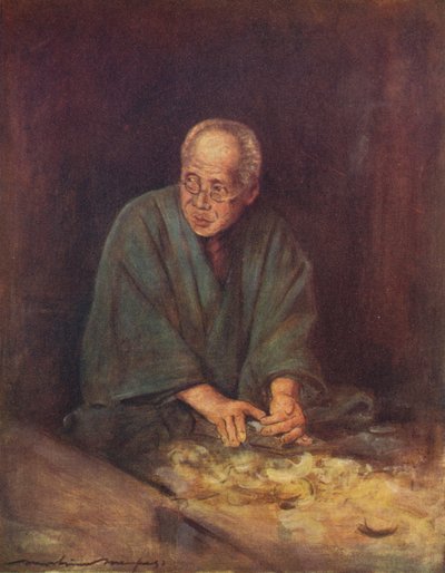 「カーペンター」、c1887、1901 作： Mortimer L Menpes