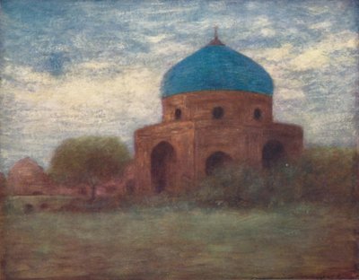 「磁器のドーム、アムリトサル」、1903 作： Mortimer L Menpes