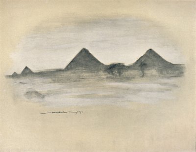 「ピラミッド」、1903 作： Mortimer L Menpes