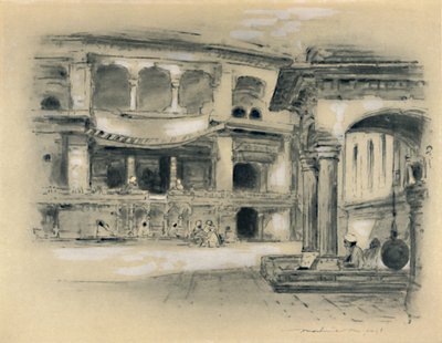 「アムリトサルの町」、1903 年 作： Mortimer L Menpes