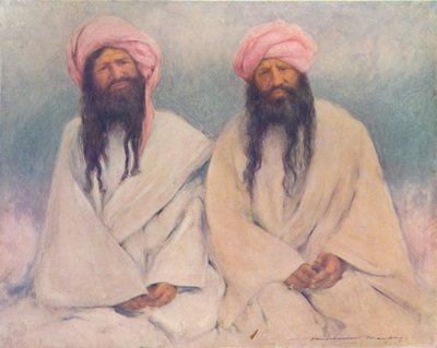 「2 人のバルーチ族の酋長」、1903 年 作： Mortimer L Menpes