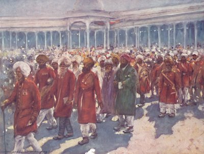 「偉大な日の反乱の退役軍人」、1903 作： Mortimer L Menpes