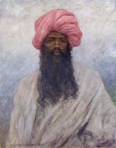 A Typical Baluch（カラーリトグラフ 作： Mortimer Ludington Menpes