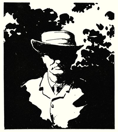 セシル・J・ローズの庭、ケニルワース、キンバリー（リトグラフ 作： Mortimer Ludington Menpes