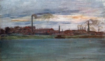 シャレントンの近く 作： Mortimer Ludington Menpes