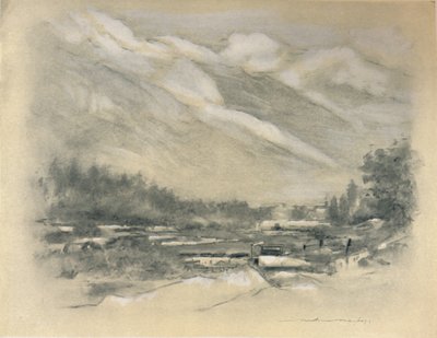 Chamounixの近所、1903 作： Mortimer Ludington Menpes