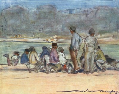 チュイルリーの池 作： Mortimer Ludington Menpes
