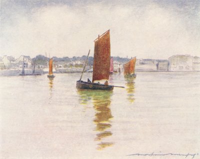 リフレクションズ（カラーリトグラフ） 作： Mortimer Ludington Menpes